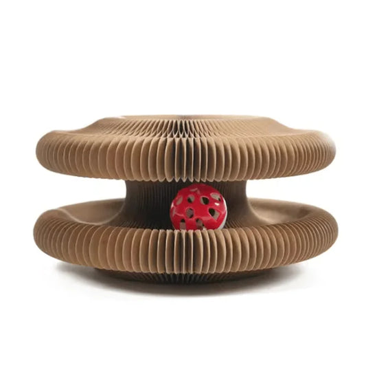 Accordion Cat Scratch Board Toy
